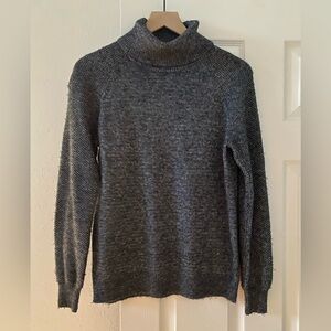 LOFT Gray Turtleneck Sweater